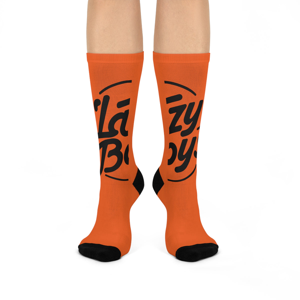 Orange Lazy Loungers Socks