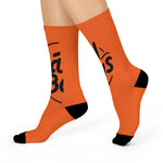 Orange Lazy Loungers Socks